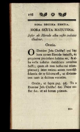 Hora Decima Tertia.