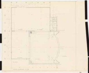 Stadttheater, Bottrop: Grundriss Ranggeschoss 1:50
