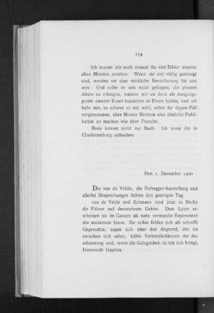 Den 1. December 1900