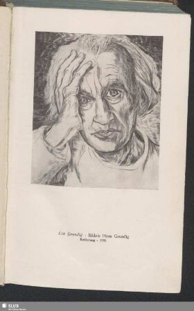 Bildnis Hans Grundig von Lea Grundig 1956
