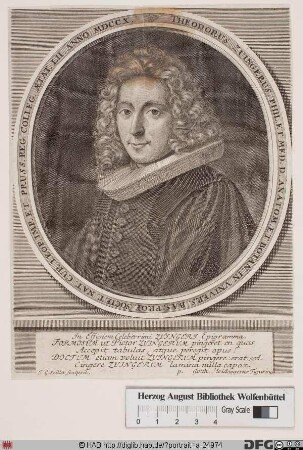 Bildnis Theodor "" Zwinger d. J.