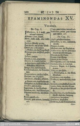Epaminondas XV.
