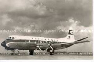 Lufthansa-Flugzeug "Viscount 814"