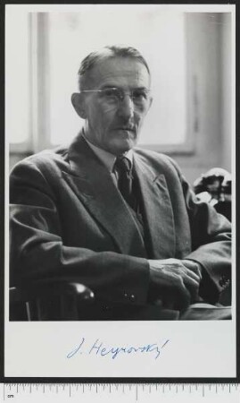 Porträtaufnahme Jaroslav Heyrovský