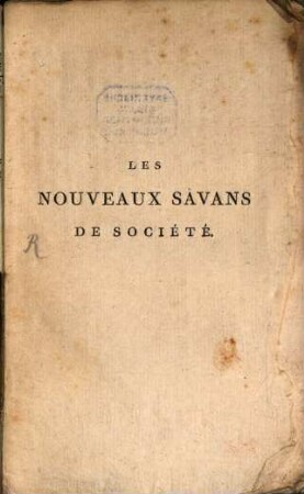 Les nouveaux Savans de société