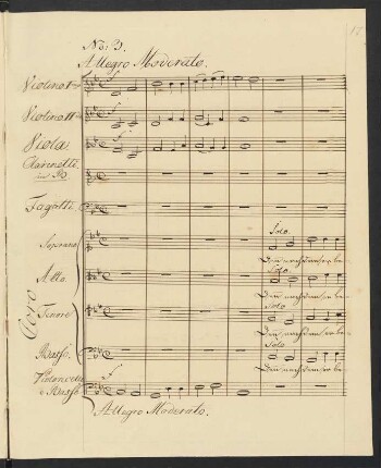 No. 3. Allegro moderato: Denn nachdem er bewähret ist