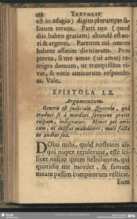 Epistola LX.