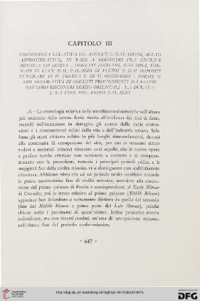 Capitolo III