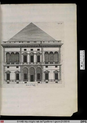 Facciata del Palazzo .C.