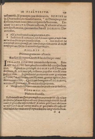 Psalmus CI. - Psalmus CX.
