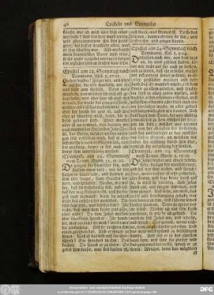 Evangel. am 24. Sonntag nach Trinit. Matth. 9, 8-26.