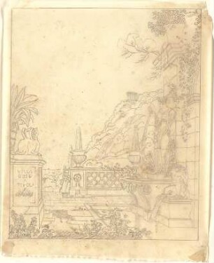 Ligorio, Pirro; Tivoli (Italien); Villa d'Este - Ansicht