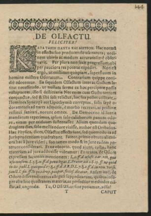De Olfactu. Joachimus Helcher