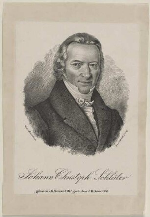 Bildnis des Johann Christoph Schlüter