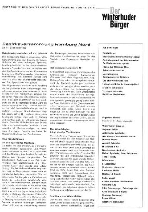 Bezirksversammlung Hamburg-Nord