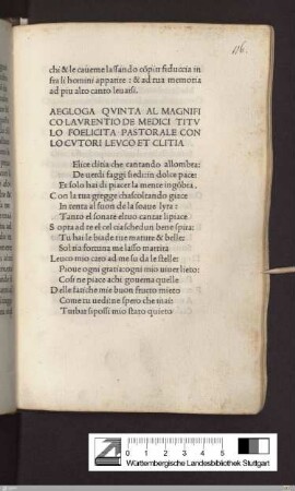 Aegloga qvinta