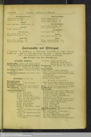 Auerswalde mit Rittergut