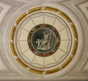 Spätklassizistische Deckenmalerei — Psyche und Cupido