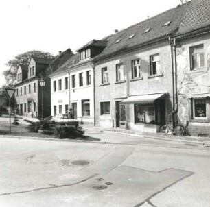 Colditz, Badergasse 32 u. 28/26. Wohnhäuser (2. H. 19. Jh.). Straßenansicht