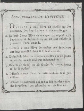 Loix Pénales De L'Institut