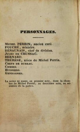 Michel Perrin : comédie-vaudeville en 2 actes