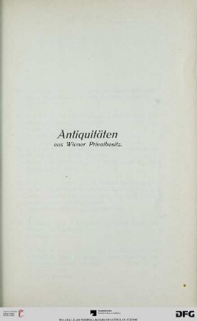 Antiquitäten (Nr. 26-168)