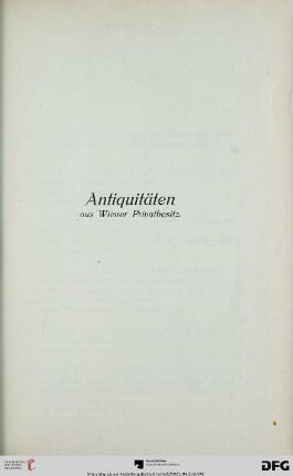 Antiquitäten (Nr. 26-168)