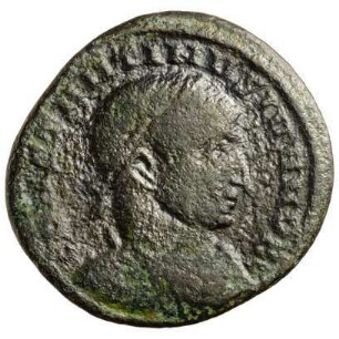 Münze, Follis, Aes 3, 319 n. Chr.