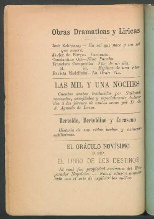 Obras dramáticas y líricas