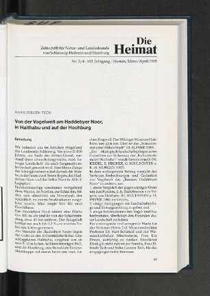Nr. 3/4, 102. Jahrgang
