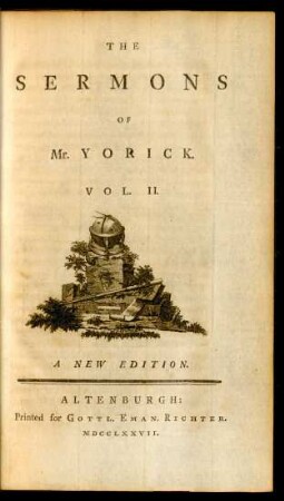 Vol. 2: The Sermons Of Mr. Yorick
