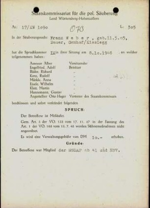 Weber, Franz