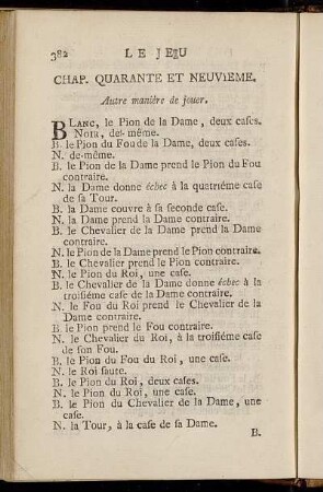 Chap. Quarante Et Neuvieme