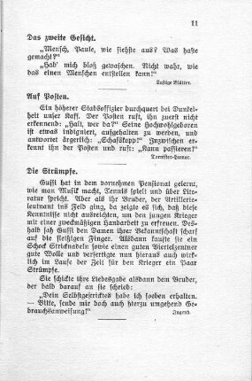 Aus Posten.