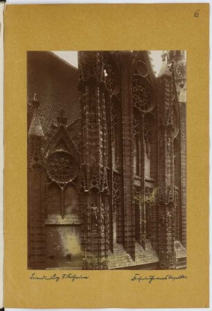 St. Katharinenkirche, Brandenburg/Havel: Detail (aus: Skizzen- und Fotoalbum 12)