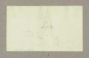 Partie der Wehranlage in Seligenstadt