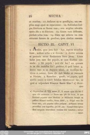 Sectio IX. Caput VI