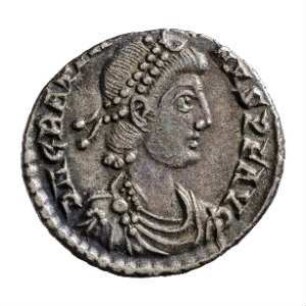 Münze, Siliqua, 9. August 378 - 25. August 383 n. Chr.