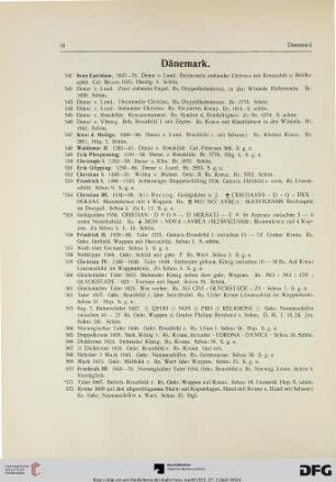 Dänemark (Nr. 541-603)