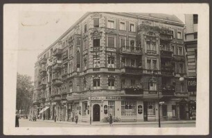 Ansichtskarte Muskauer Straße Ecke Eisenbahnstraße