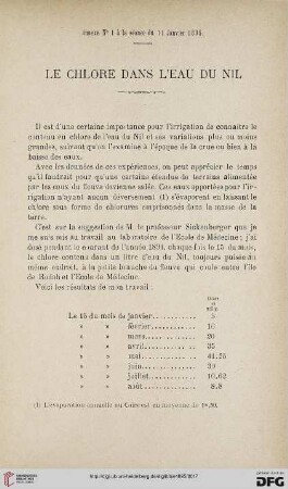 3.Ser. 6.1895: Le chlore dans l'eau du Nil