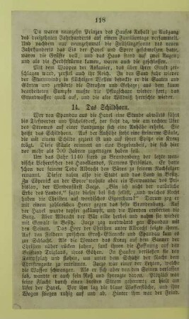 14. Das Schildhorn