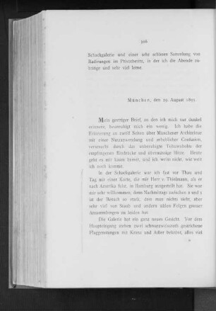 München, den 29. August 1895.