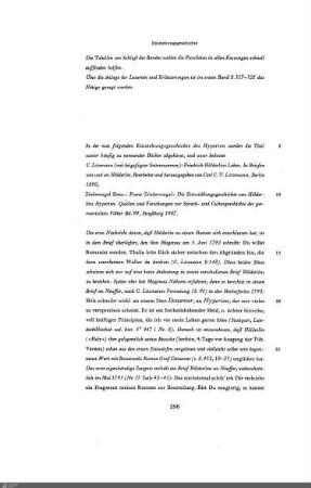 Entstehungsgeschichte des Hyperion