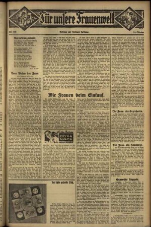 Zweite Ausgabe vom Donnerstag, den 18. Oktober 1934.