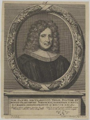 Bildnis des Ioh. Daniel Arcularius