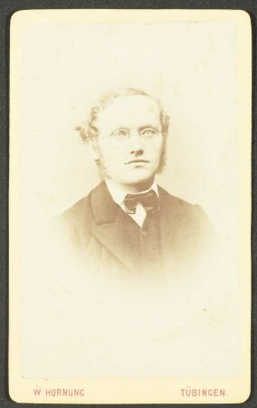 Brustbild von Hermann Roos, zuletzt Dekan in Calw