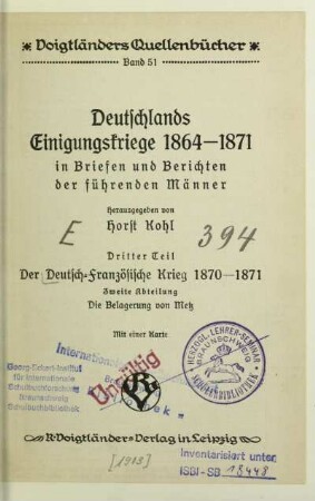 Teil 3, Abt. 2: Die Belagerung von Metz