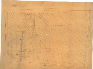 Fischer, Theodor; Stuttgart; Waisenhaus - Lageplan
