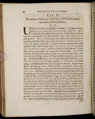 Cap. II. Fundamenti stantis Signaculum, nimirum notitia divina suorum.